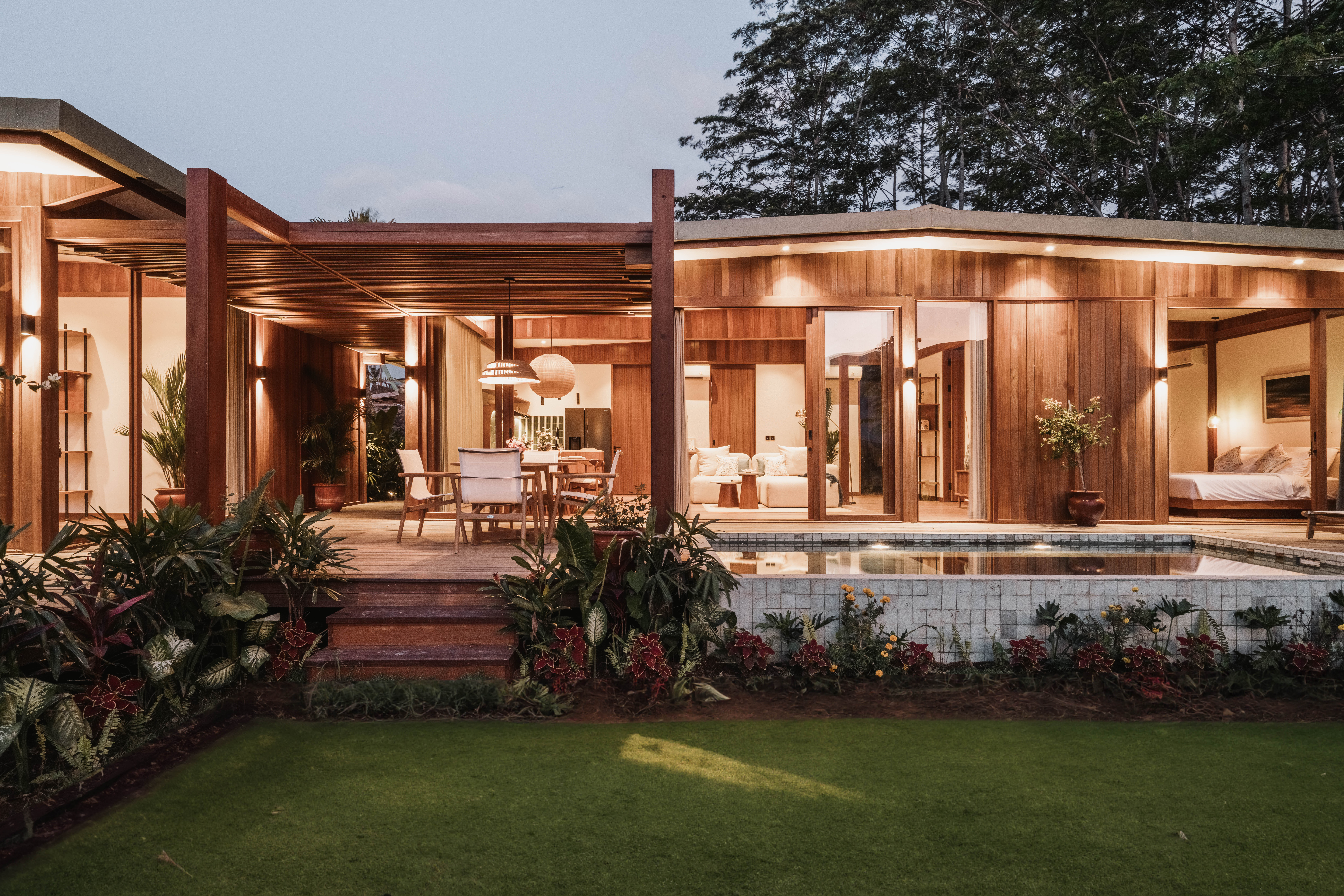 Villa Leasehold de Madera Moderna en Buduk, Canggu — imagen 35