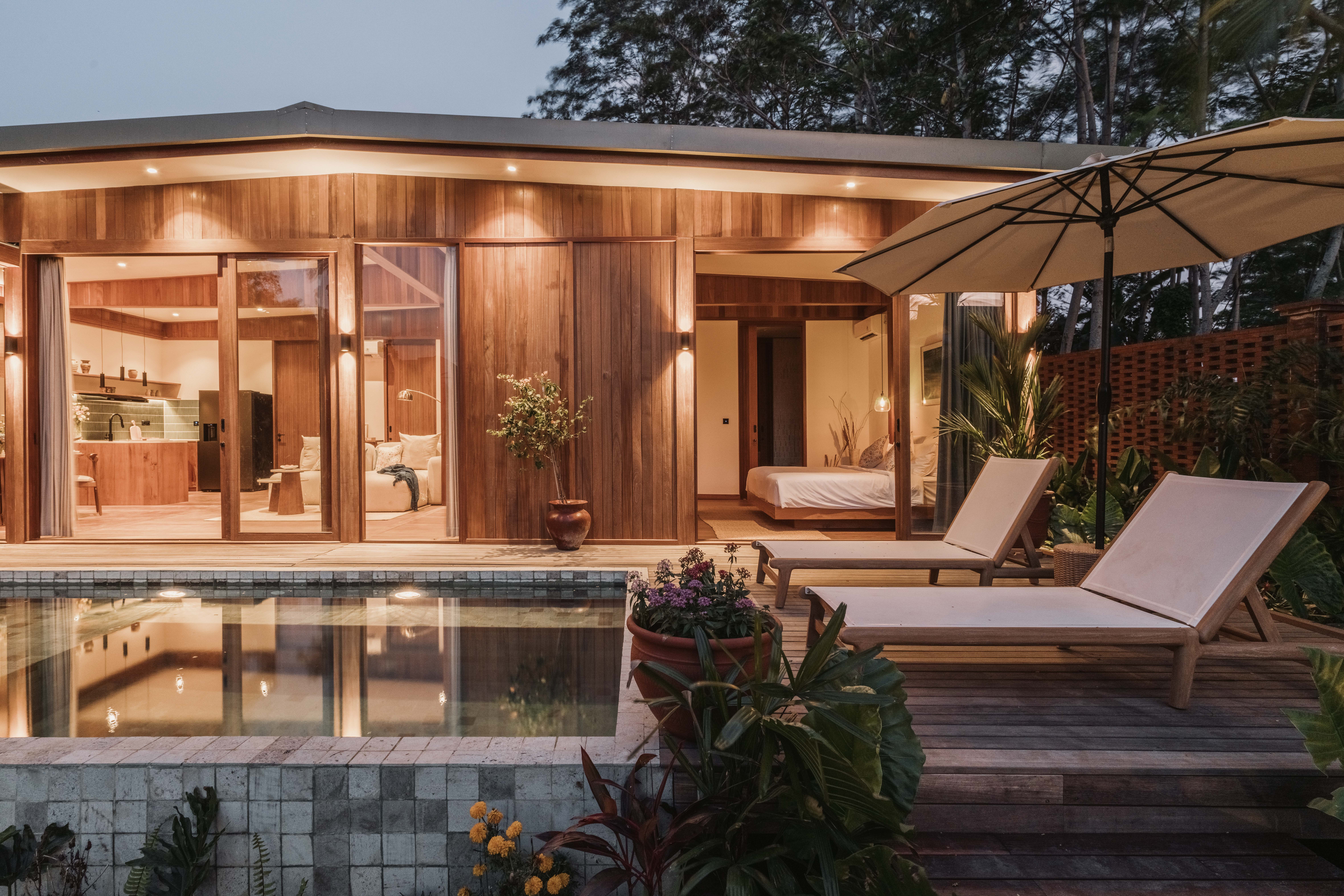 Villa Leasehold de Madera Moderna en Buduk, Canggu — imagen 36