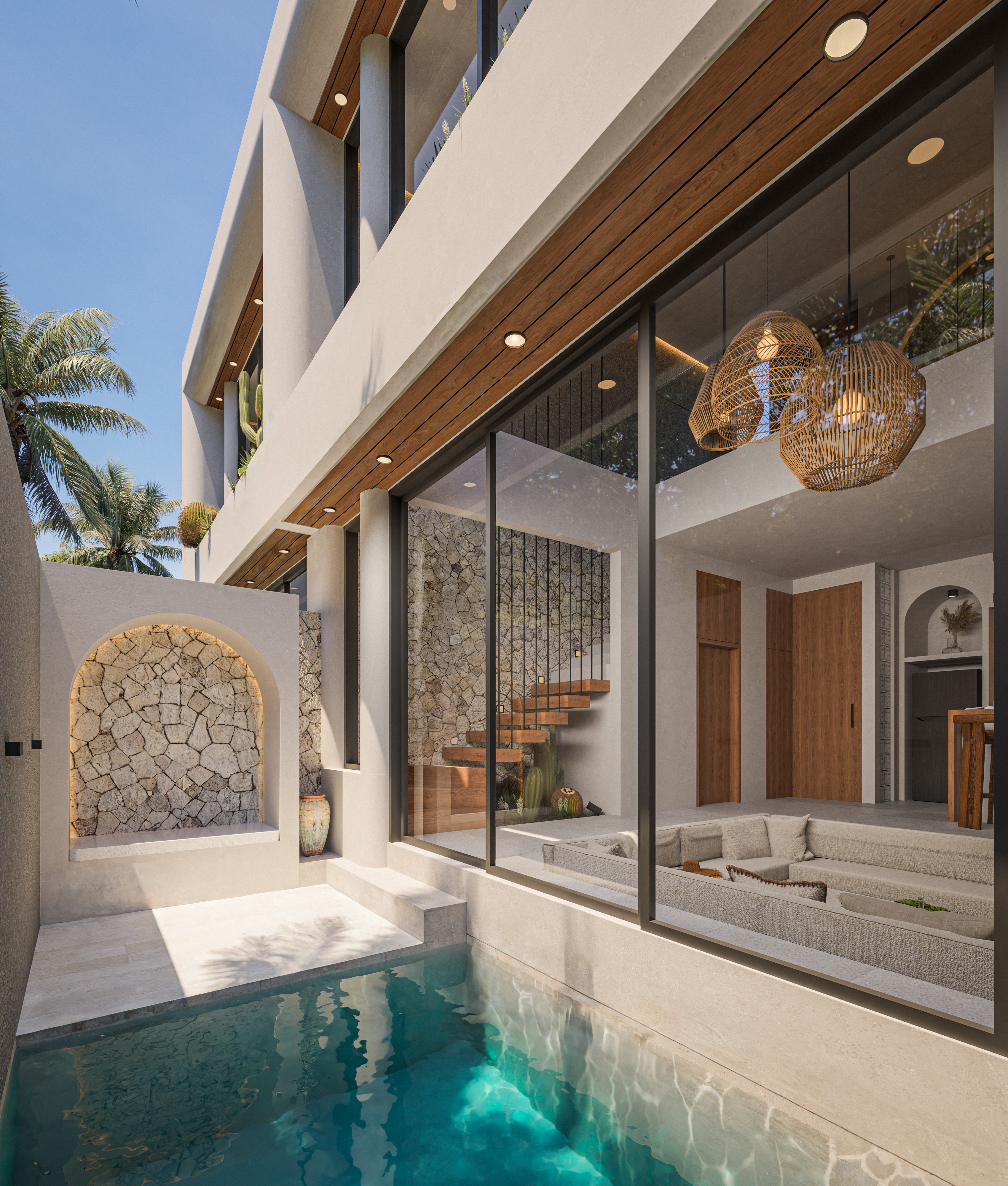 Villa Leasehold de 1 Dormitorio Cerca de Bingin Beach — imagen 3