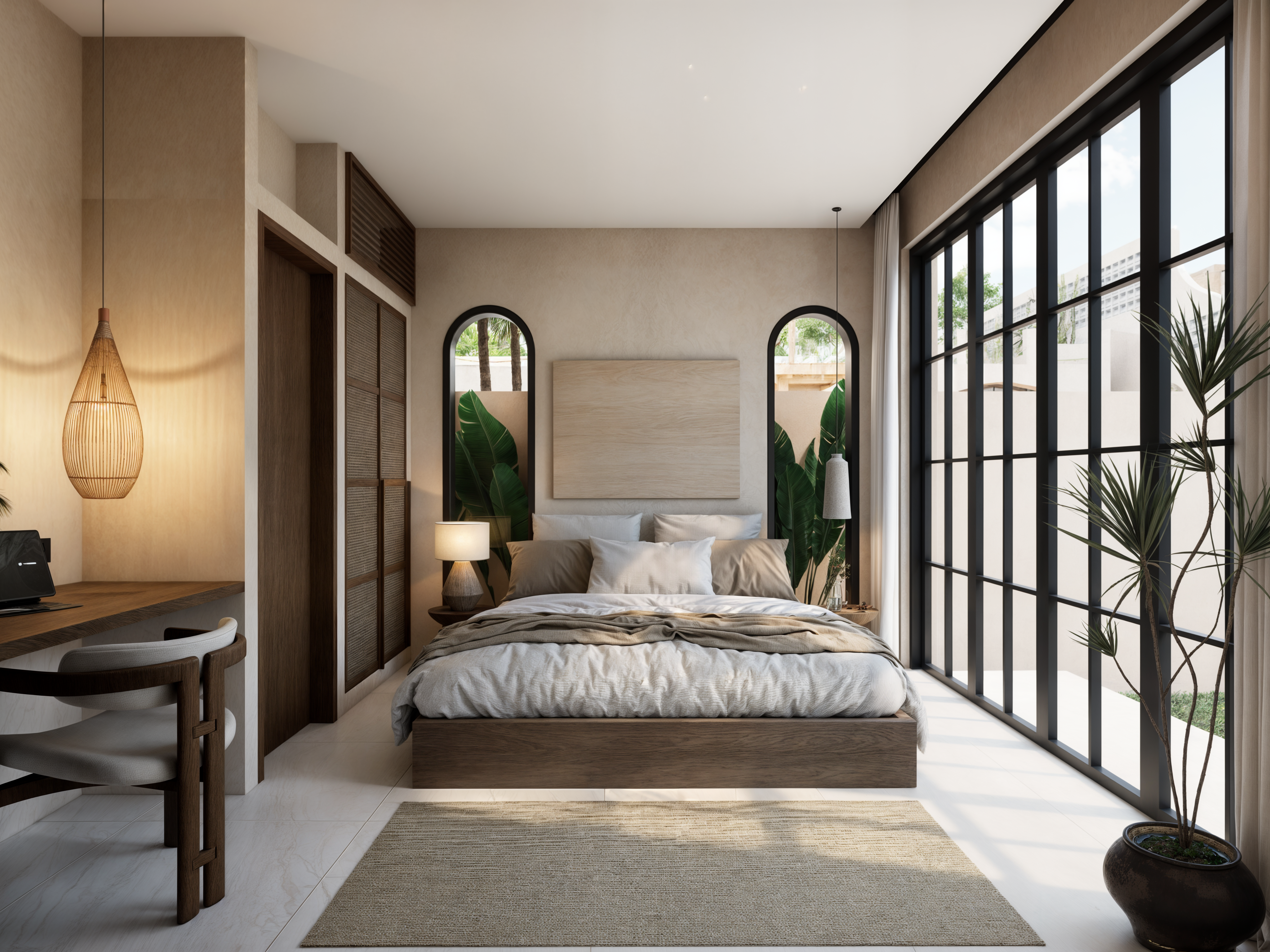 Villa Mediterránea de Selva de 3 Dormitorios con Doble Piscina Privada — imagen 4