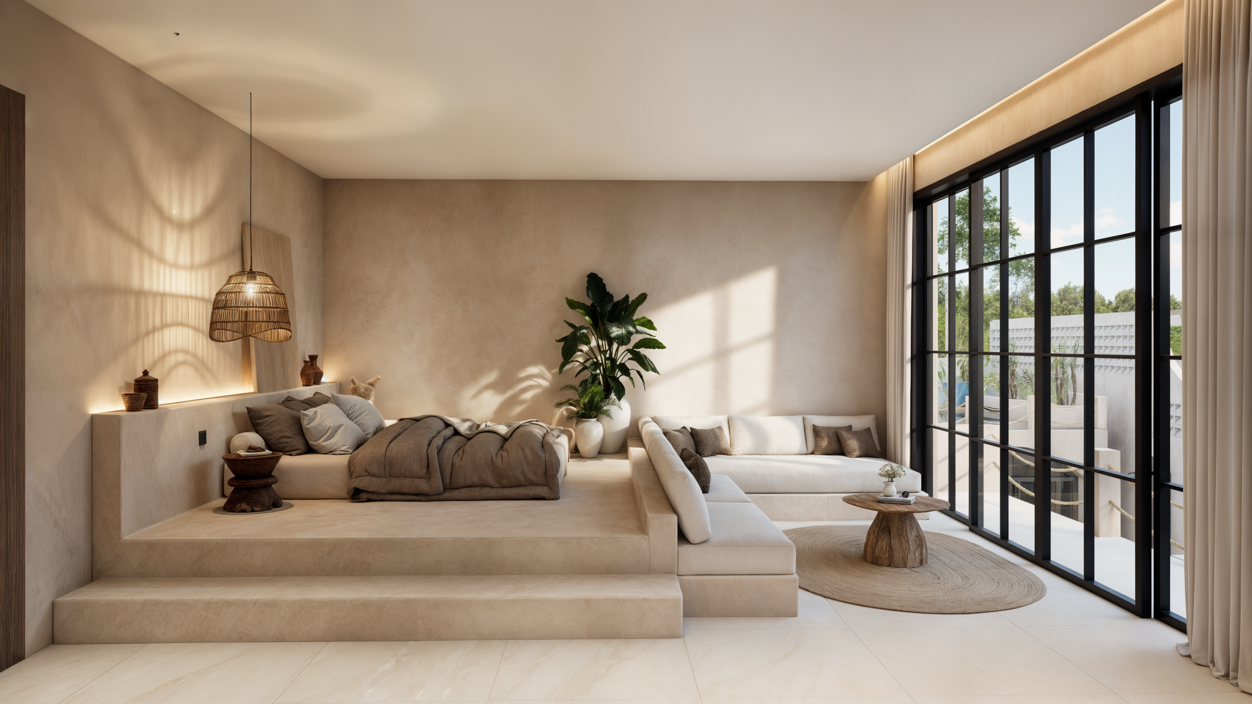 Villa Mediterránea de Selva de 3 Dormitorios con Doble Piscina Privada — imagen 6