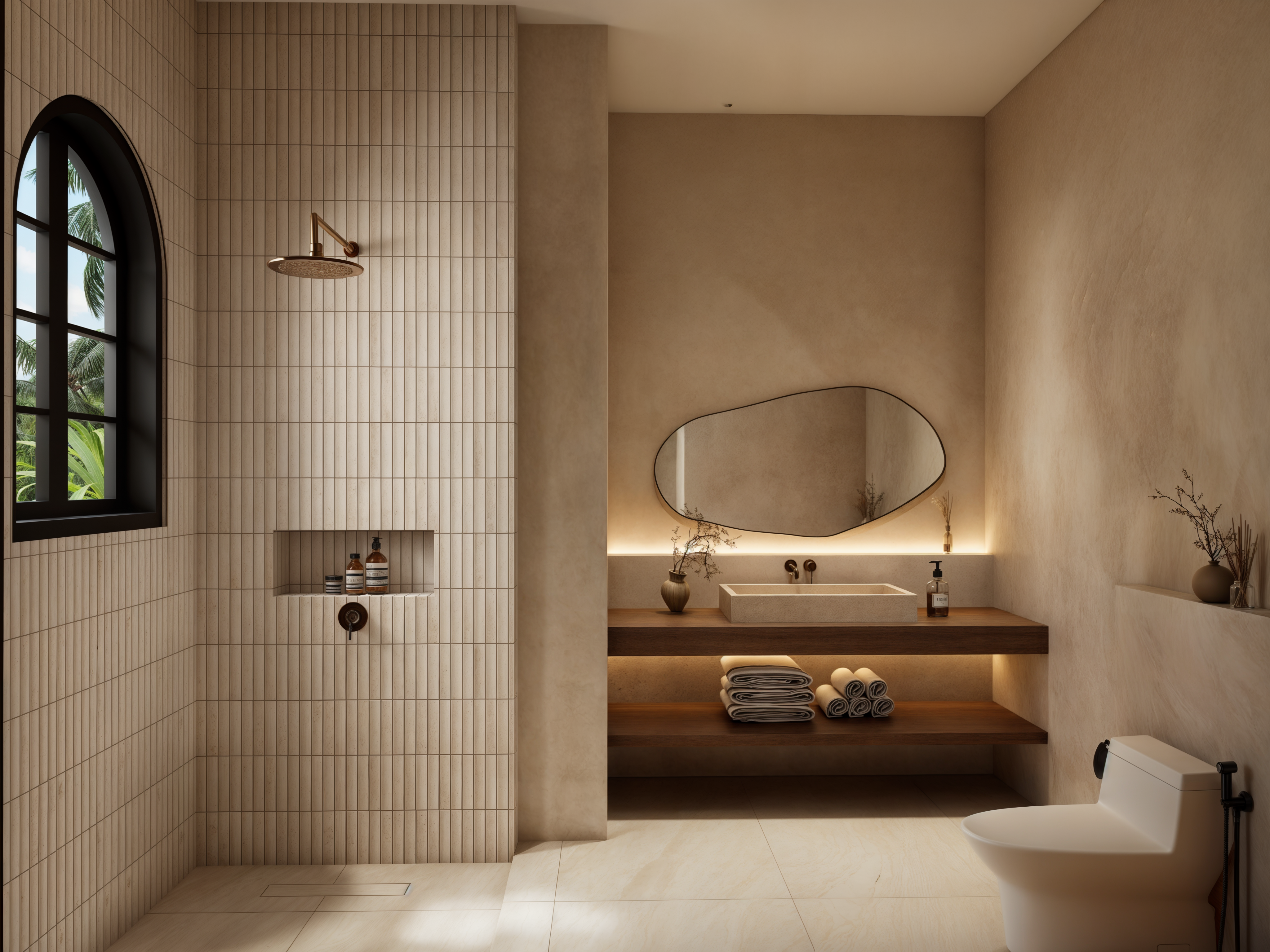 Villa Mediterránea de Selva de 3 Dormitorios con Doble Piscina Privada — imagen 7