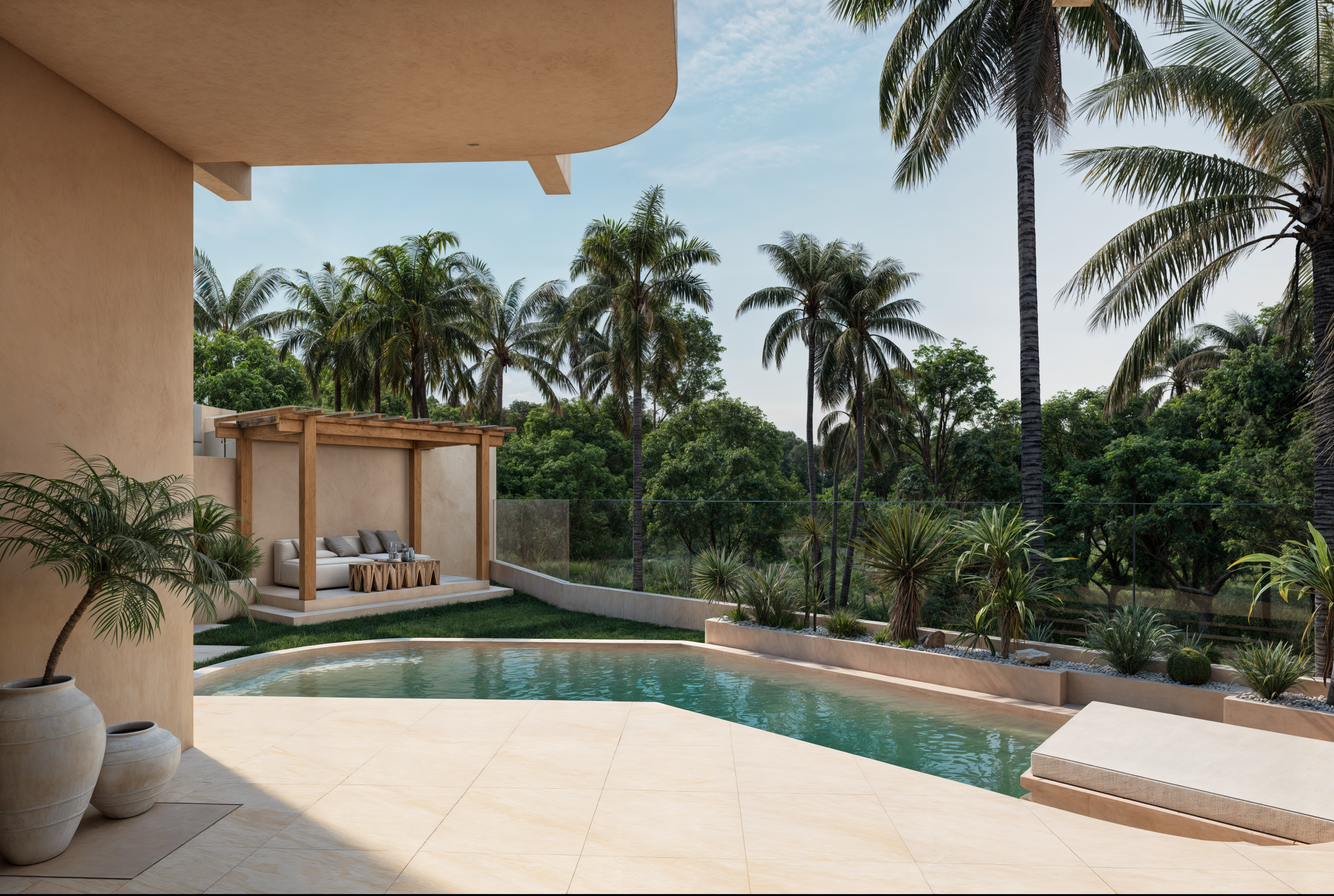 Villa Mediterránea de Selva de 3 Dormitorios con Doble Piscina Privada — imagen 17