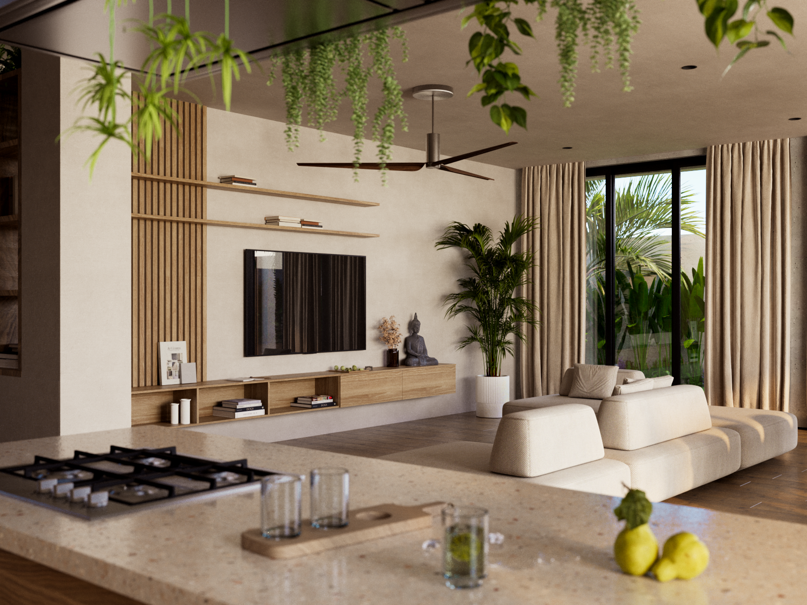 Lujosa Villa Leasehold de 3 Dormitorios a Orillas del Río en Ubud — imagen 7