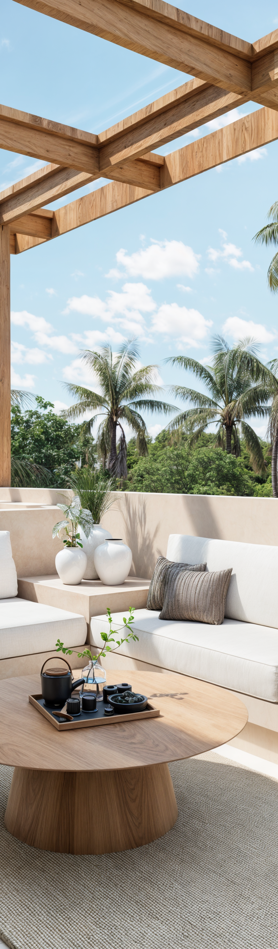 Villa Mediterránea de Selva de 3 Dormitorios con Doble Piscina Privada — imagen 7